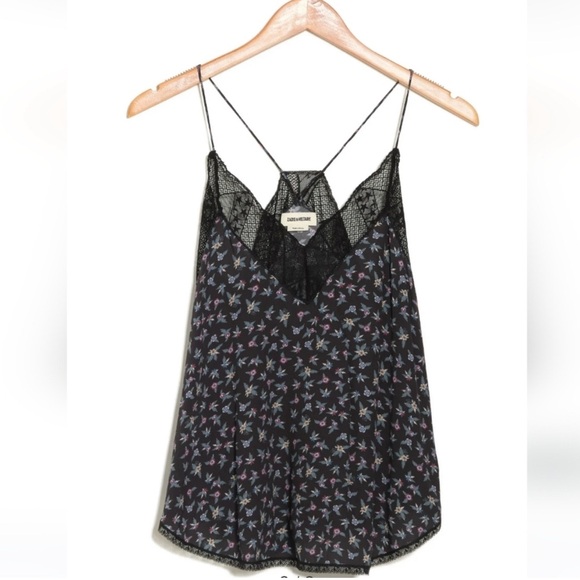 Zadig & Voltaire Christy Floral Liberty Camisole Size Small NWT - Picture 1 of 5